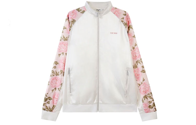 Куртка Team Wang Design TEAM WANG Floral Print Jacket White