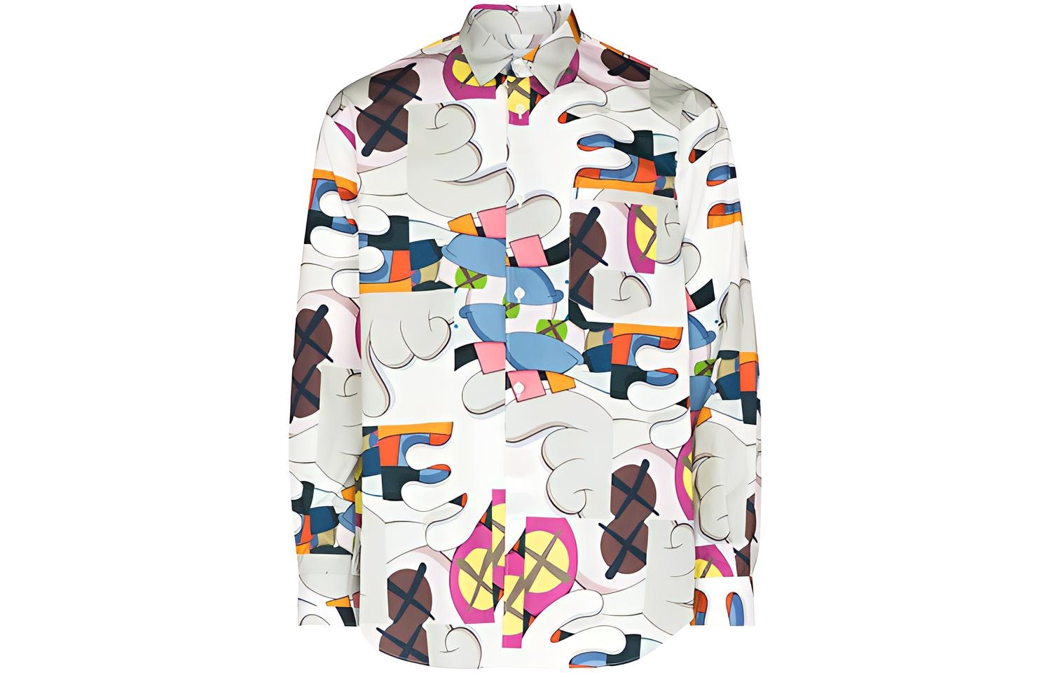 Рубашка Cdg x KAWS
