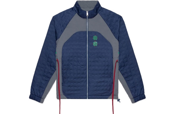 CLOT x Air Jordan Delta 2 FW22 Jacket Blue