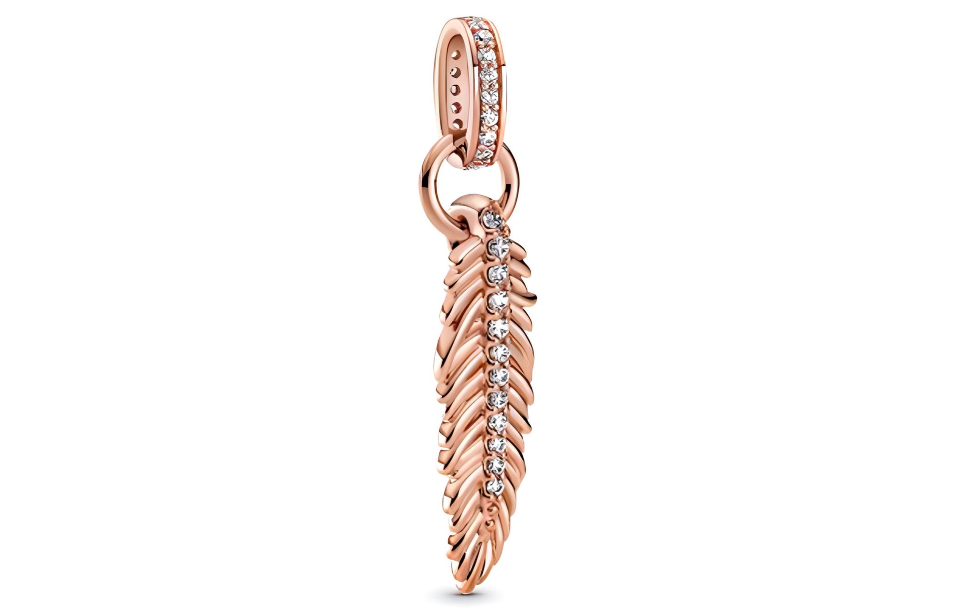 Pandora/潘多拉 Pandora Rose Feather Charm Gold