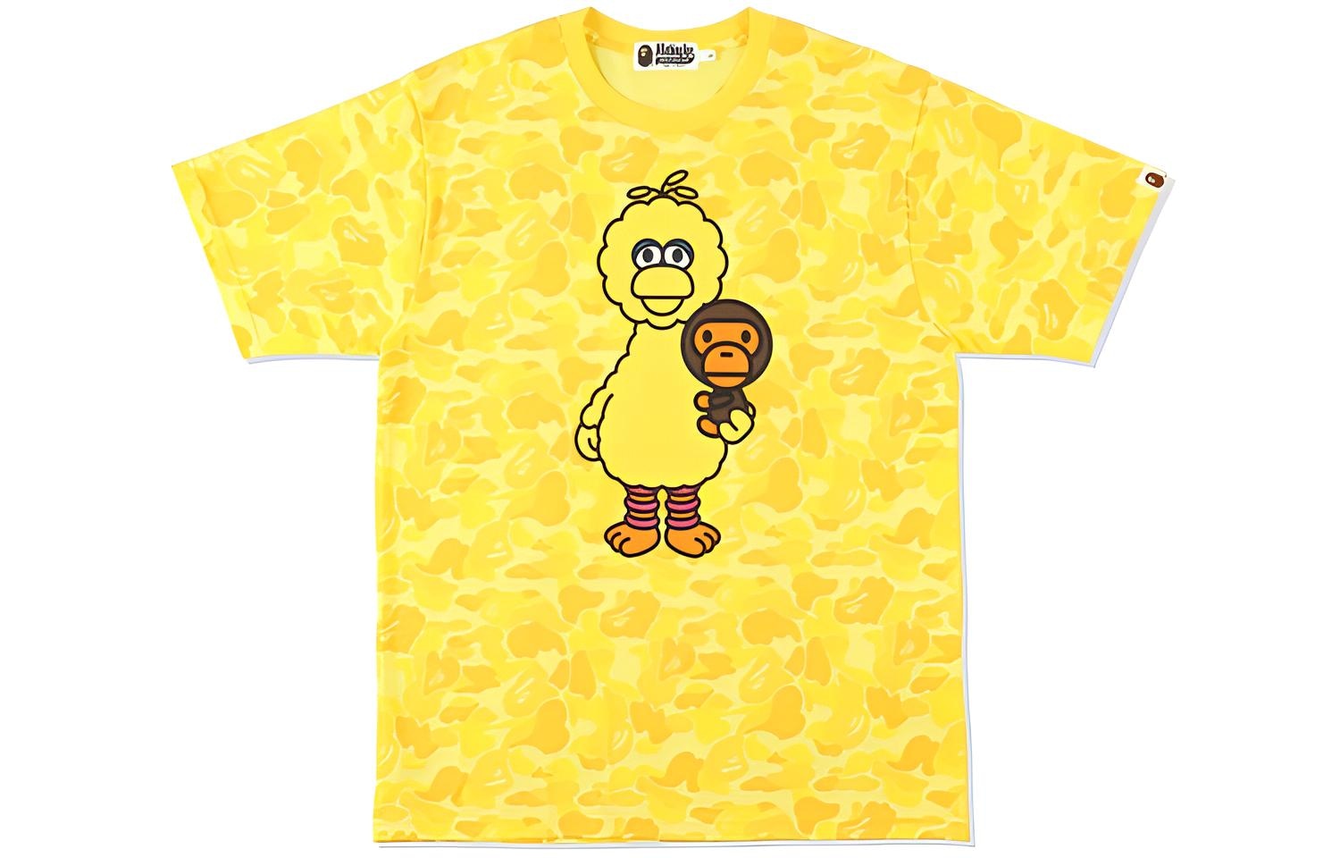 A BATHING APE BAPE x Sesame Street Camo Tee