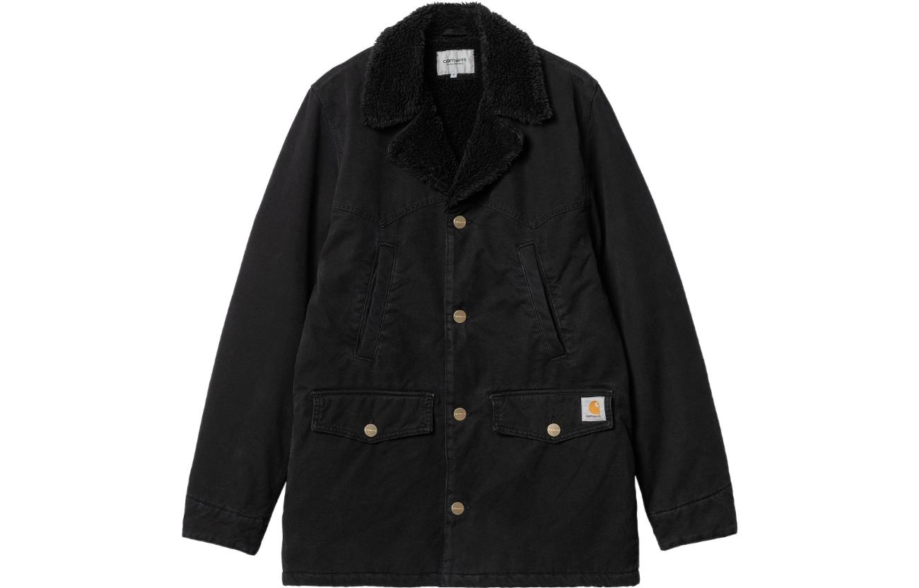 Carhartt WIP Logo Button Jacket Black