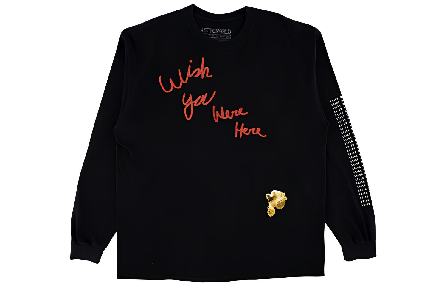 Футболка Travis Scott Cactus Jack Astro World Long Sleeve Tee Black