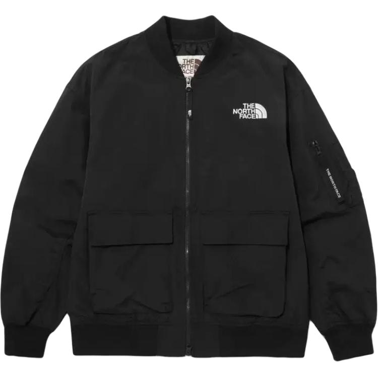 北面/THE NORTH FACE The North Face SS23 Colorblock Logo Print Jacket Black