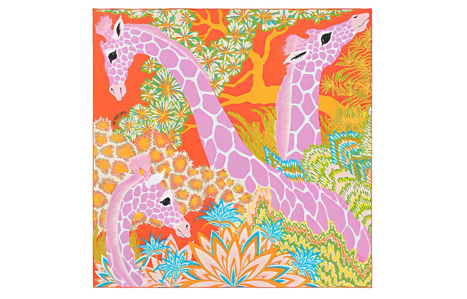 HERMES/爱马仕 Hermes 90 Scarf Orange