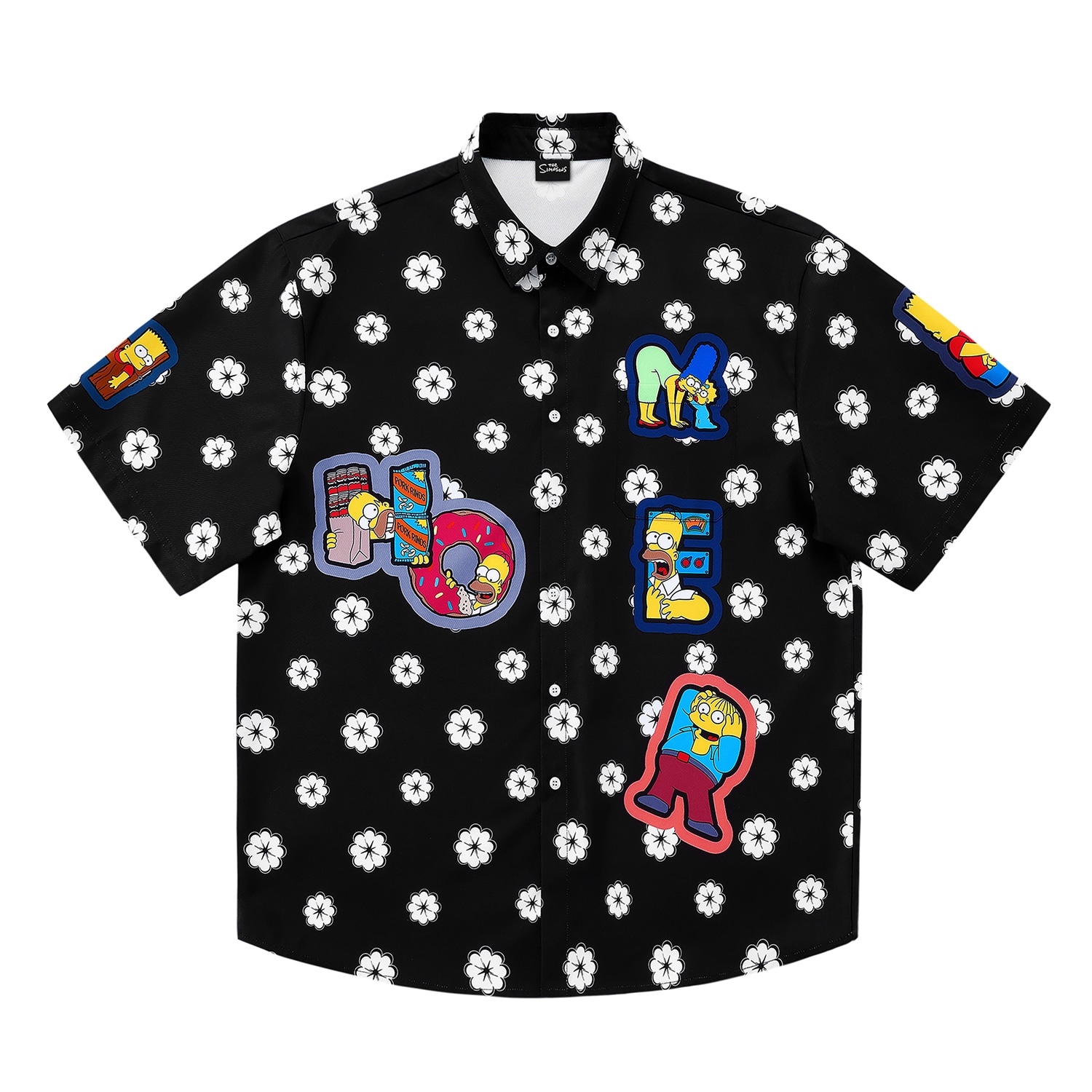 The Simpsons/辛普森一家 The Simpsons Retro Logo Hawaiian Shirt