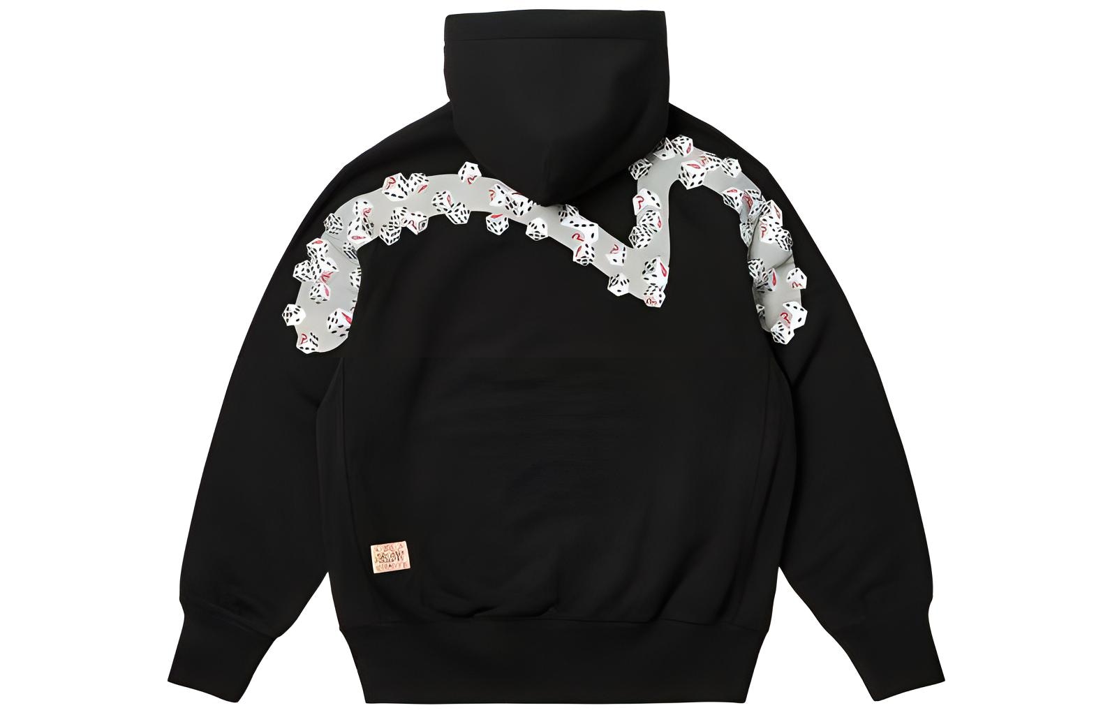Palace x Evisu SS24 Black Hoodie