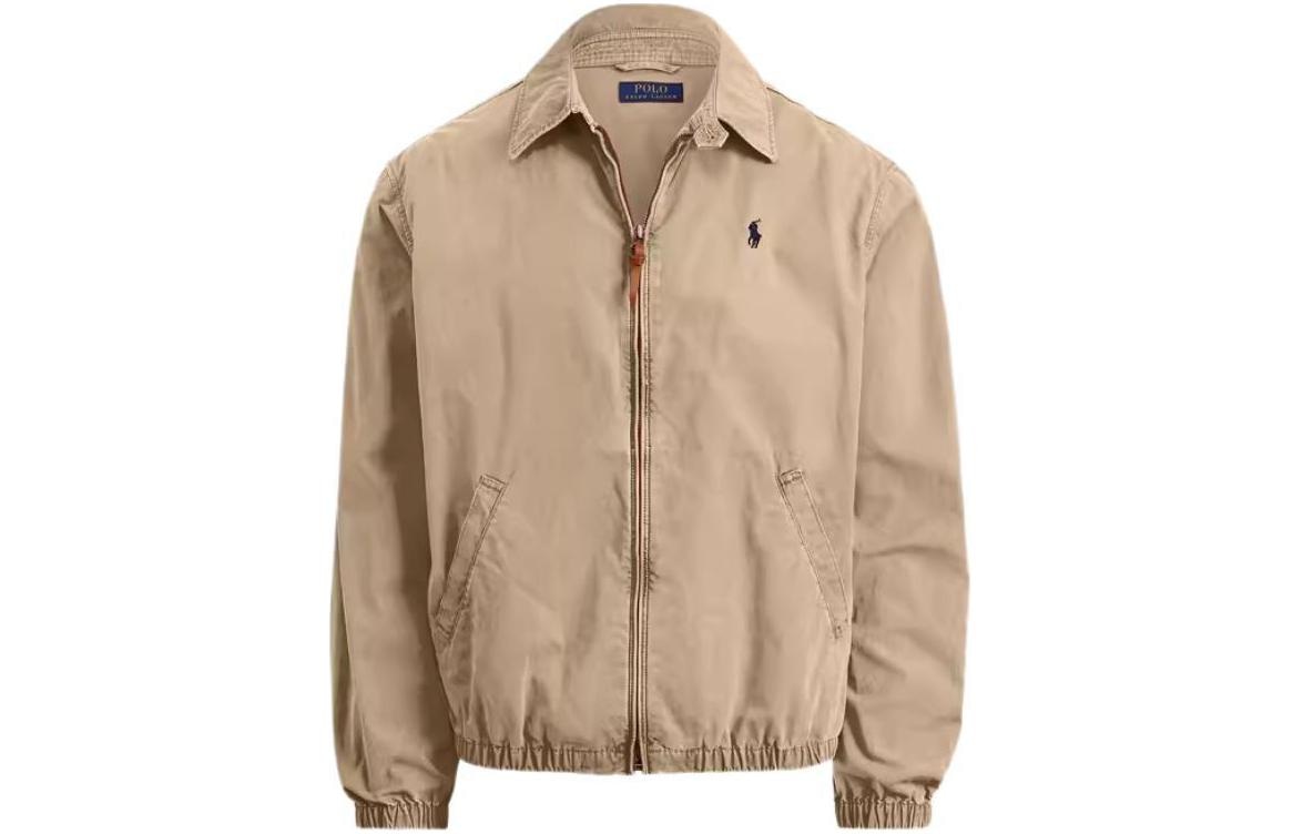 Polo Ralph Lauren FW22 Logo Print Jacket Brown
