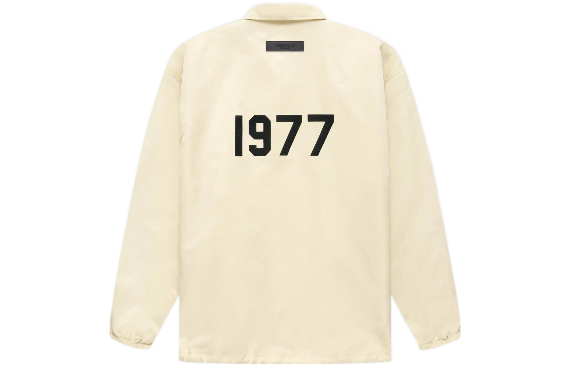 Fear of God Essentials Nylon Coaches Jacket Eggshell