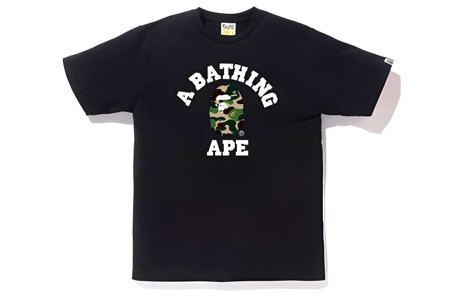 A BATHING APE BAPE ABC Camo College Tee — фото 5