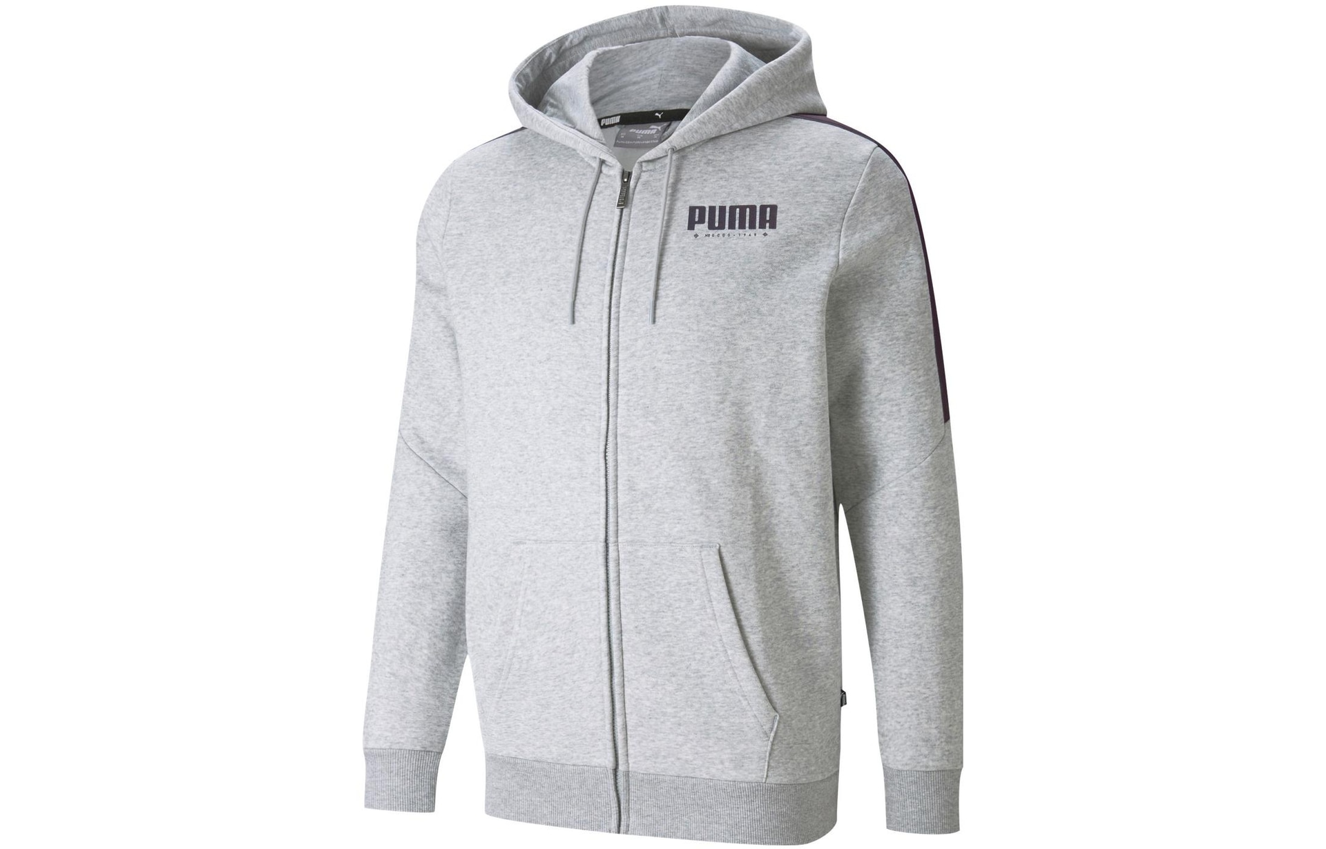 Куртка Puma Logo Hoodie Jacket Gray