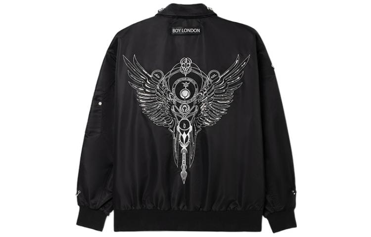 Boy London SS22 Eagle Embroidered Jacket Black