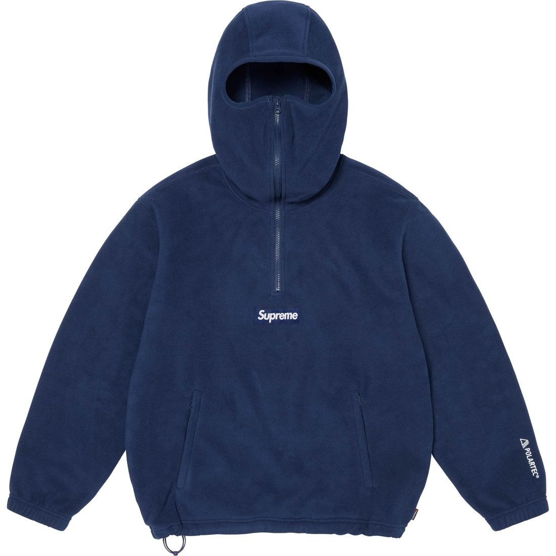 Supreme x Polartec FW24 Facemask Half Zip Hooded Sweatshirt — фото 2