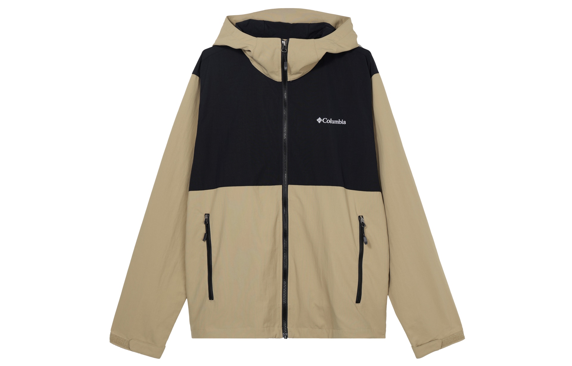 Columbia Hooded Jacket Khaki/Black