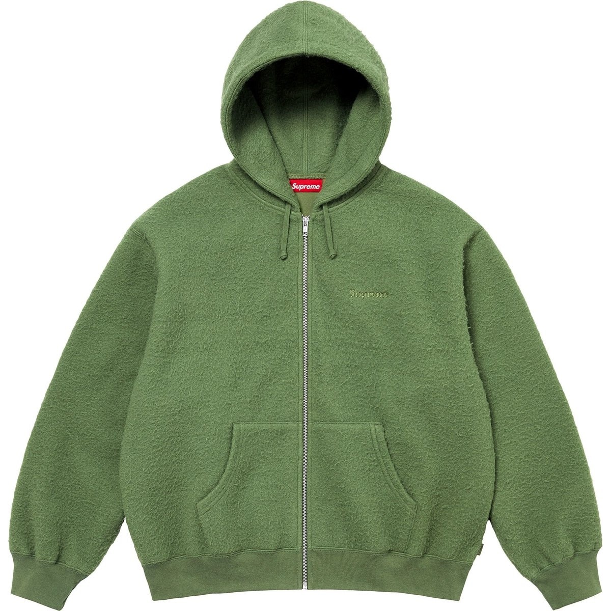 Supreme FW24 Pilled Zip Up Hooded Sweatshirt