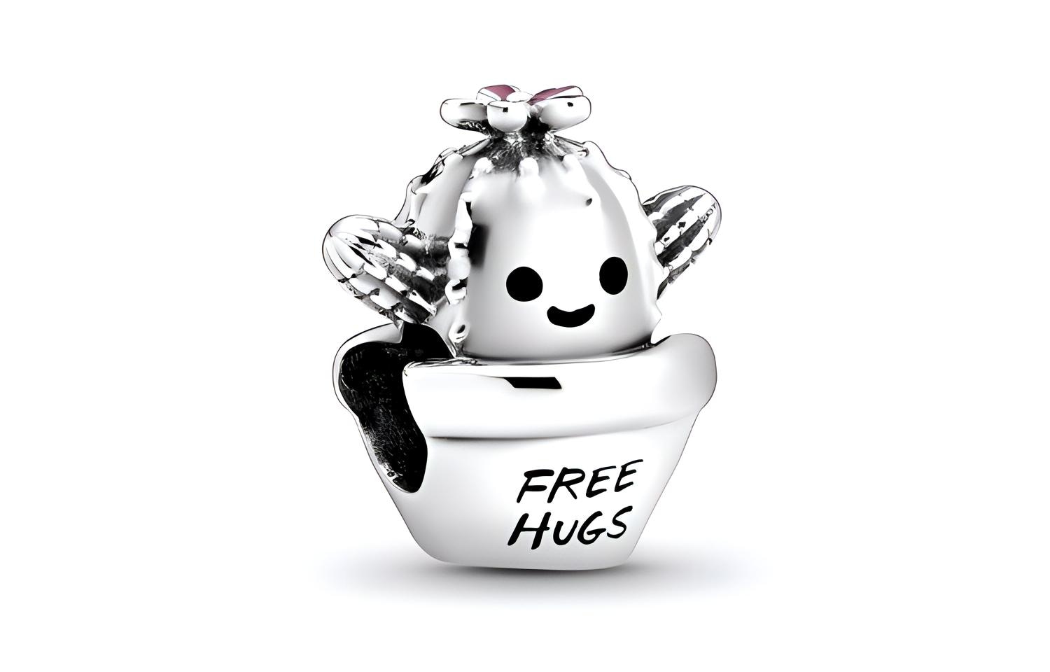 Pandora/潘多拉 Pandora Cactus Hug Charm Silver