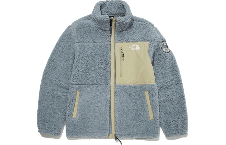 北面/THE NORTH FACE The North Face Logo Fleece Jacket Grey