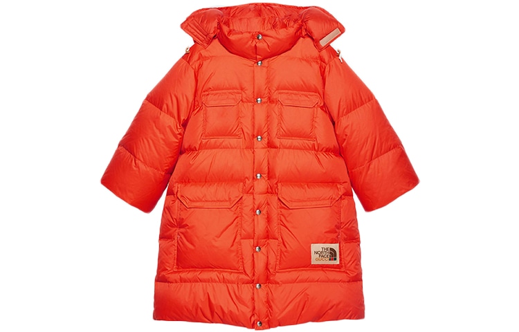 GUCCI/古驰 Gucci x The North Face Orange Down Coat
