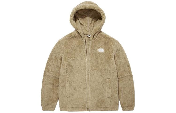 北面/THE NORTH FACE The North Face Fleece Zip Hoodie Brown