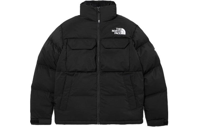The North Face Logo Quilted Jacket Black