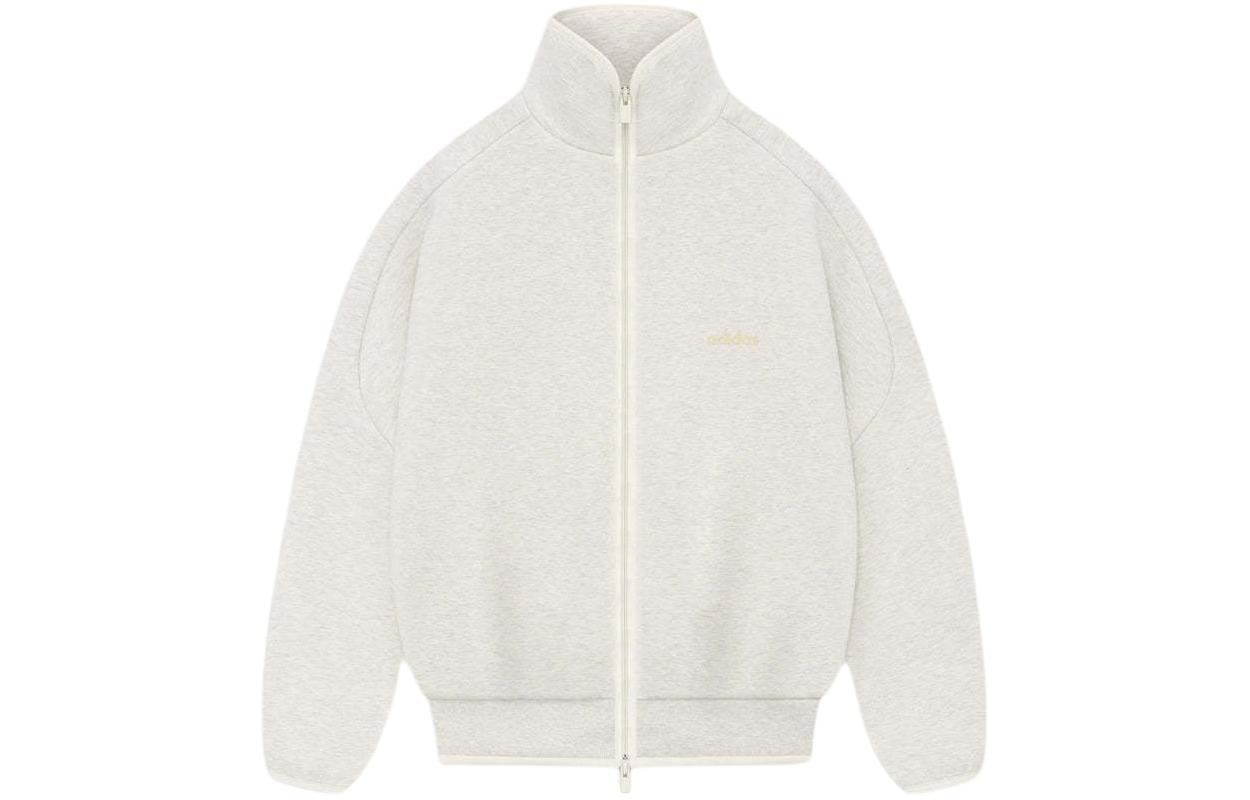 Fear of God Athletics x adidas SS24 Heavy Fleece Track Jacket Grey White