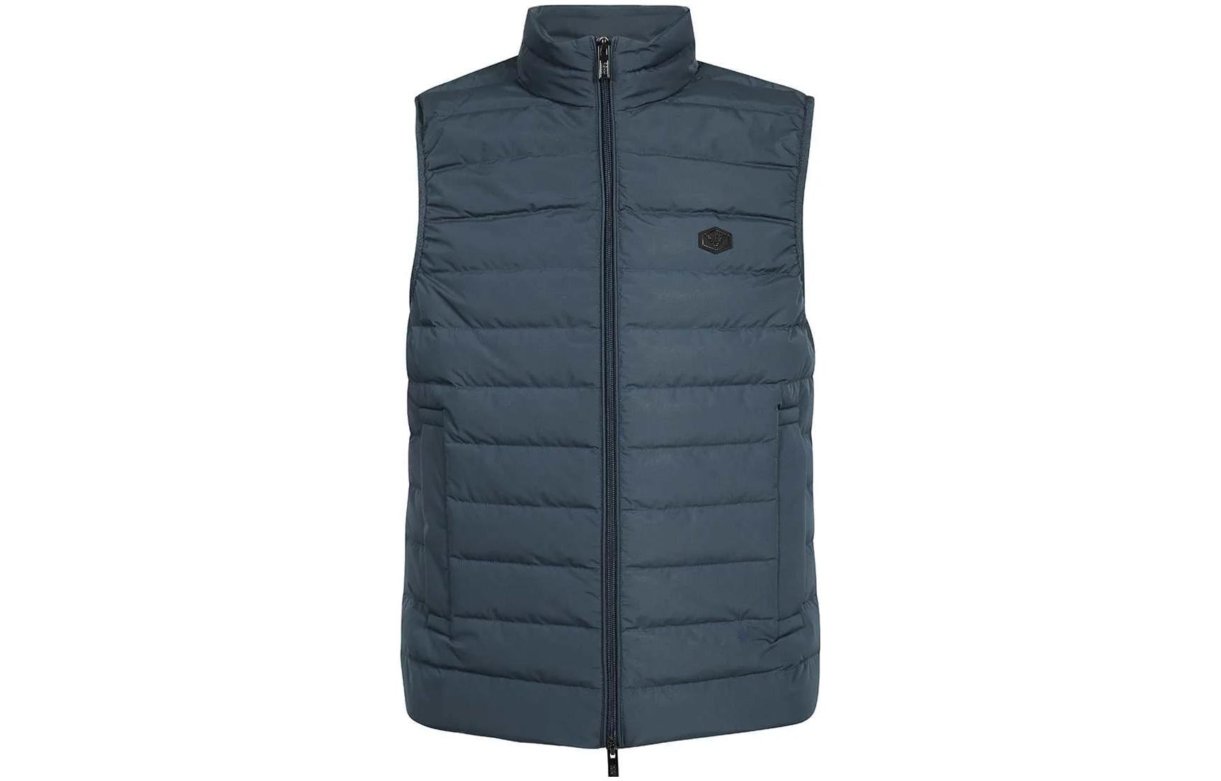 EMPORIO ARMANI/阿玛尼 Emporio Armani SS23 Logo Vest Blue