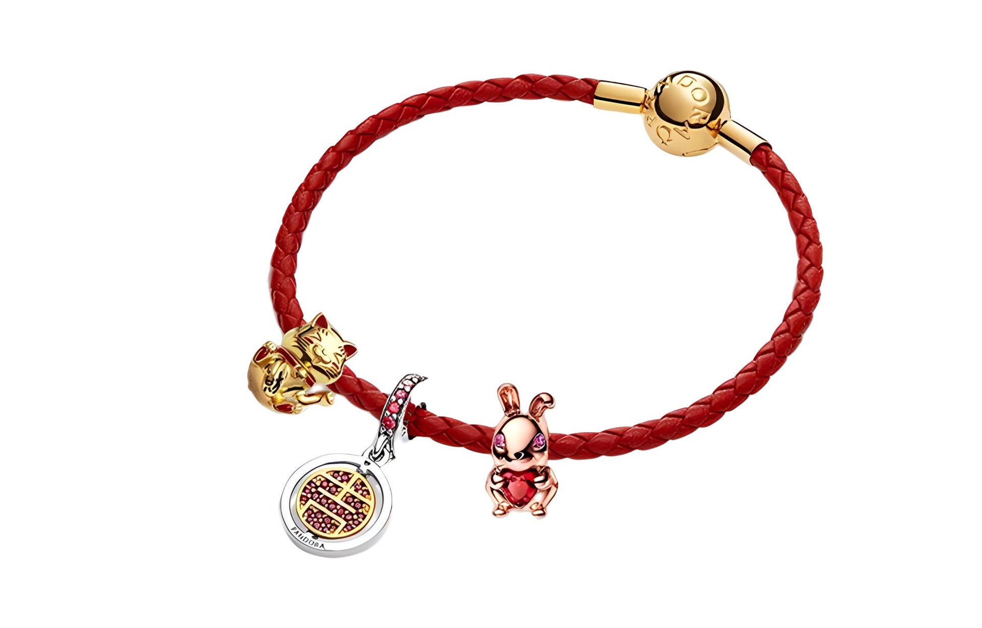 Pandora/潘多拉 Pandora Bracelet Set Red Rope