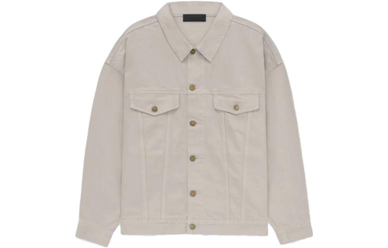Fear of God Essentials Silver Cloud Denim Jacket