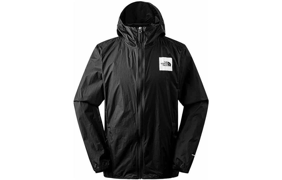 北面/THE NORTH FACE The North Face Logo Print Hoodie Jacket Black