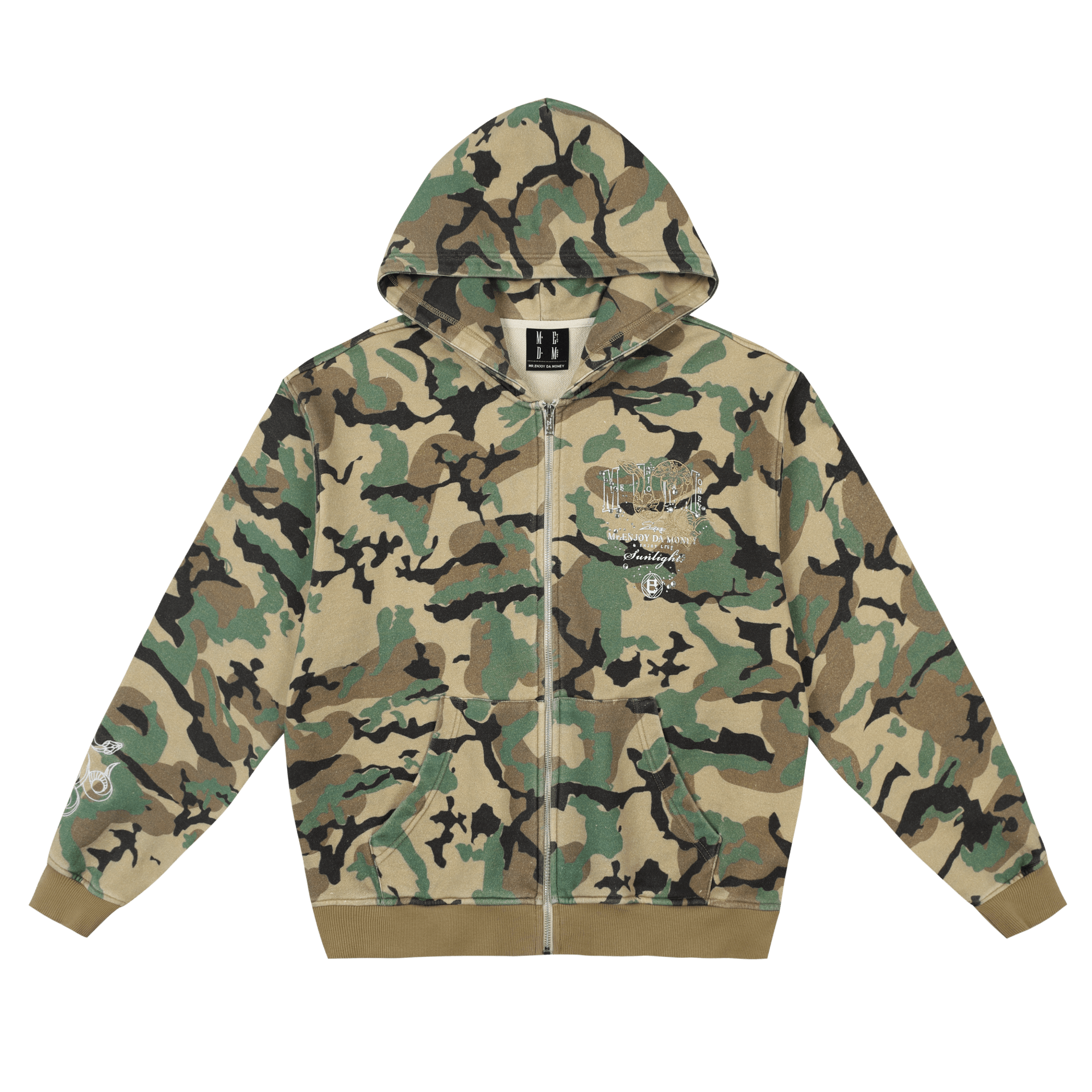 MR.ENJOYDA MONEY MEDM SS25 Camo Hoodie — фото 5