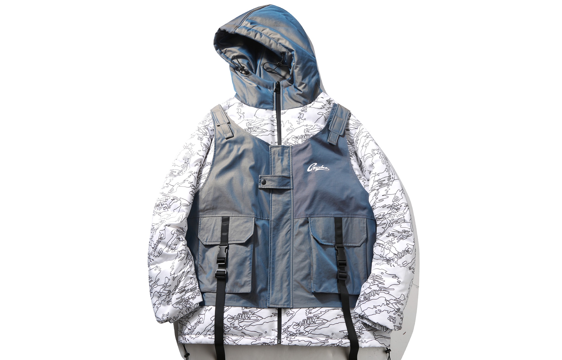 Guuka Reflective Vest Down Jacket