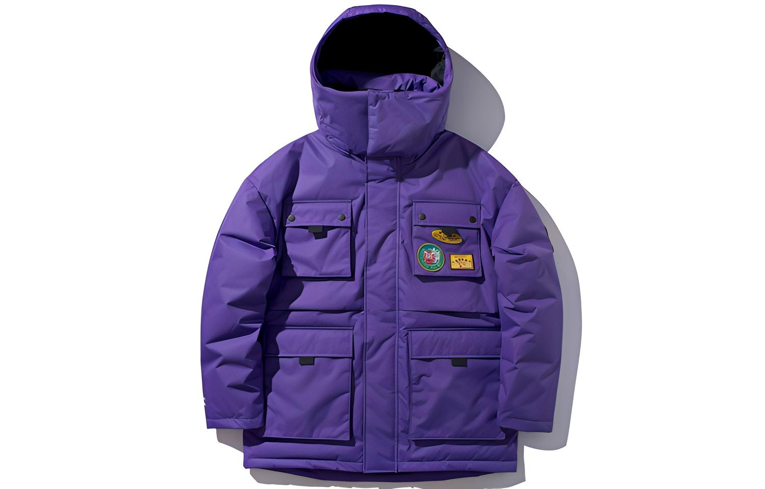 Li-Ning LiNing x Disney Hooded Down Jacket Purple