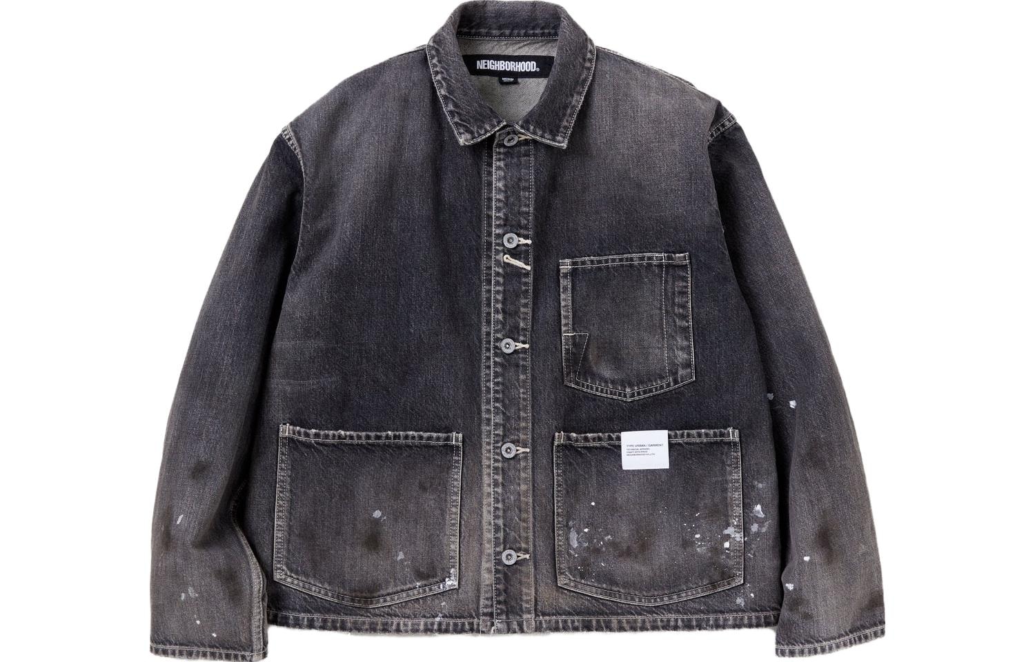 NEIGHBORHOOD WASHED SHORT COVERALL JACKET