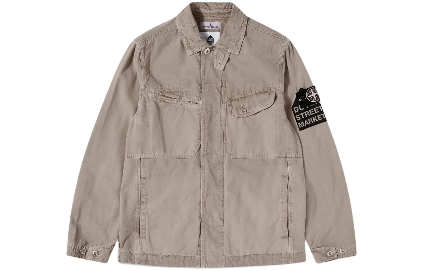 Stone Island x DSM Pigeon Grey Jacket