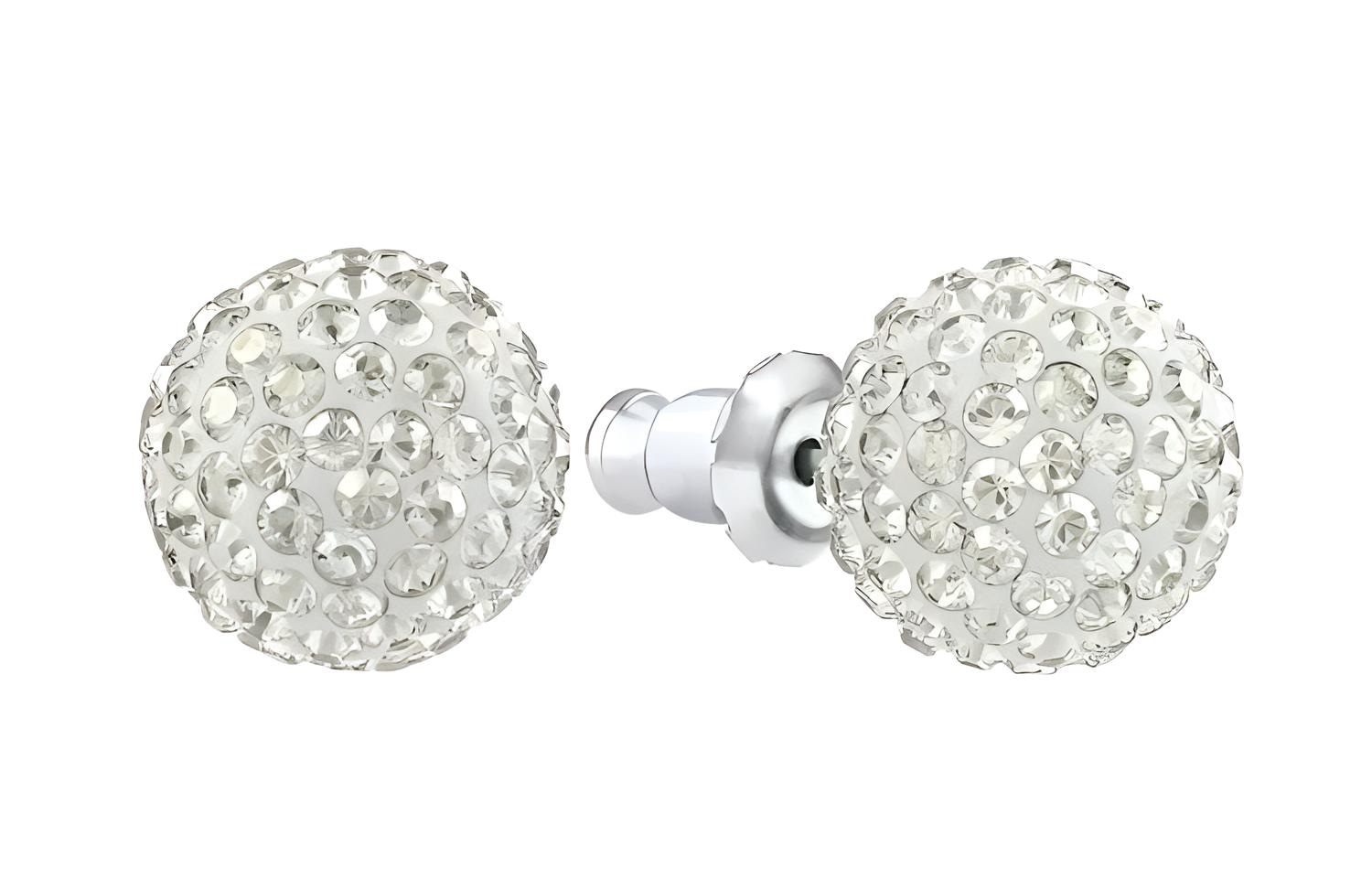 Swarovski Blow Pierced Earrings Gray — фото 1