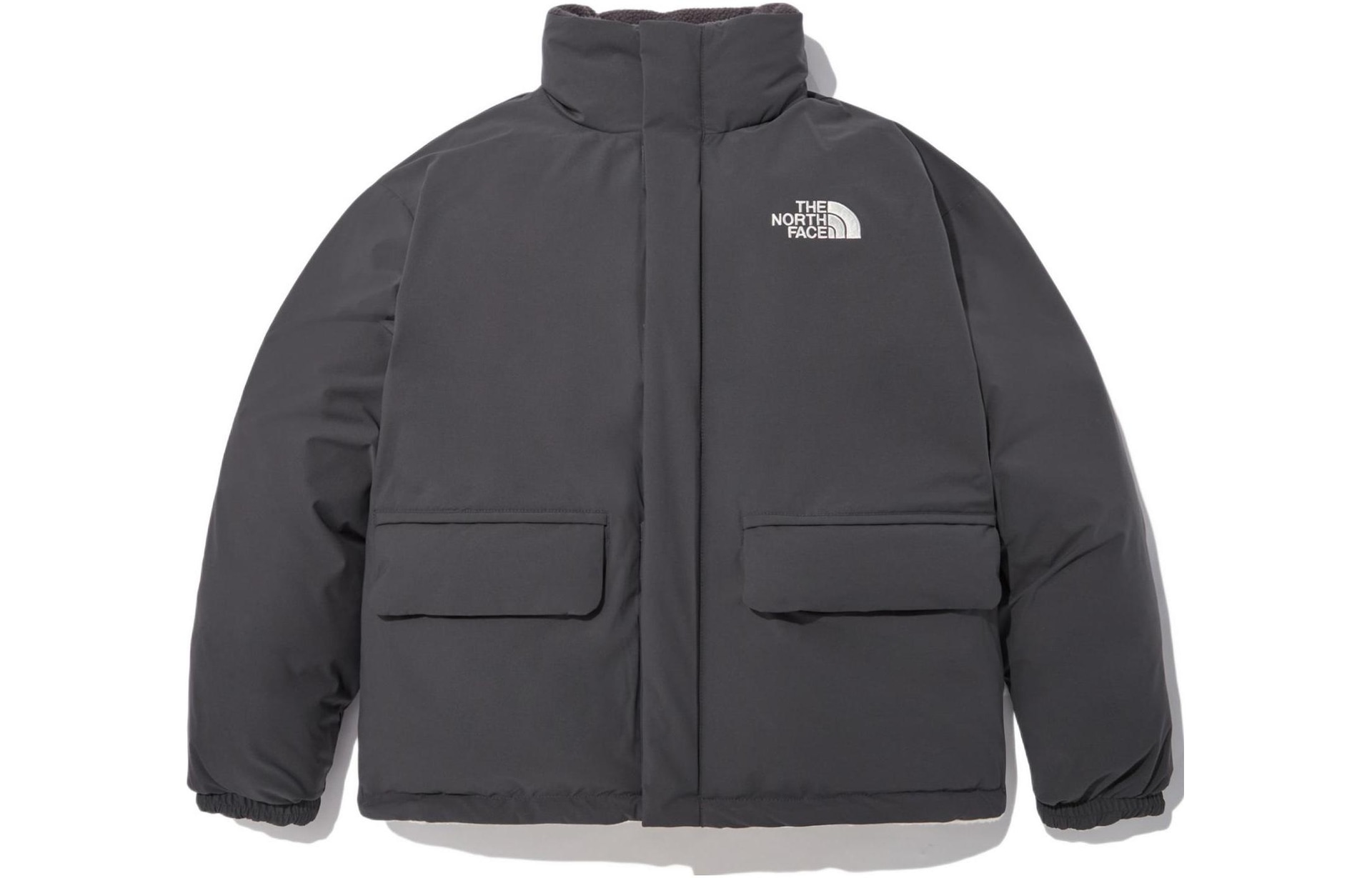 北面/THE NORTH FACE The North Face Reversible Logo Jacket Grey