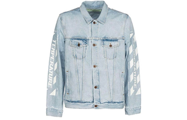 OFF-WHITE Printed Denim Jacket