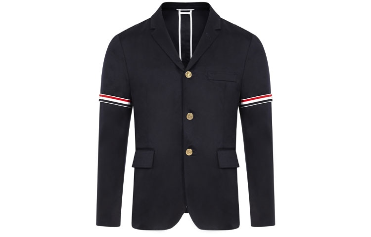 Thom Browne Striped Blazer Navy