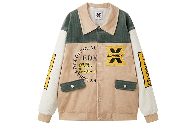 ED HARDY X Ed Hardy Logo Embroidered Jacket