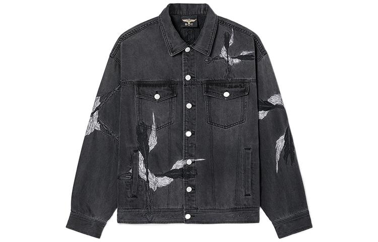 Boy London SS22 Eagle Denim Jacket Black