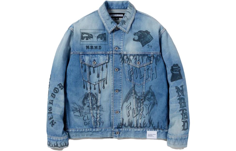NEIGHBORHOOD FADE DENIM TYPE-3 JACKET
