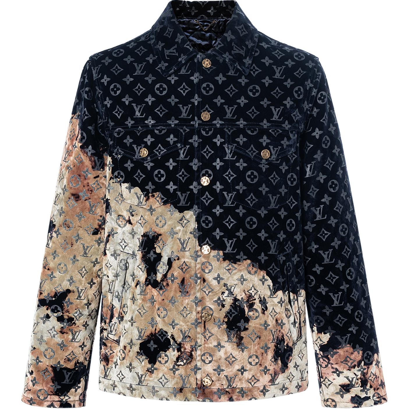 LOUIS VUITTON/路易威登 Louis Vuitton SS24 Cloud Print Denim Jacket