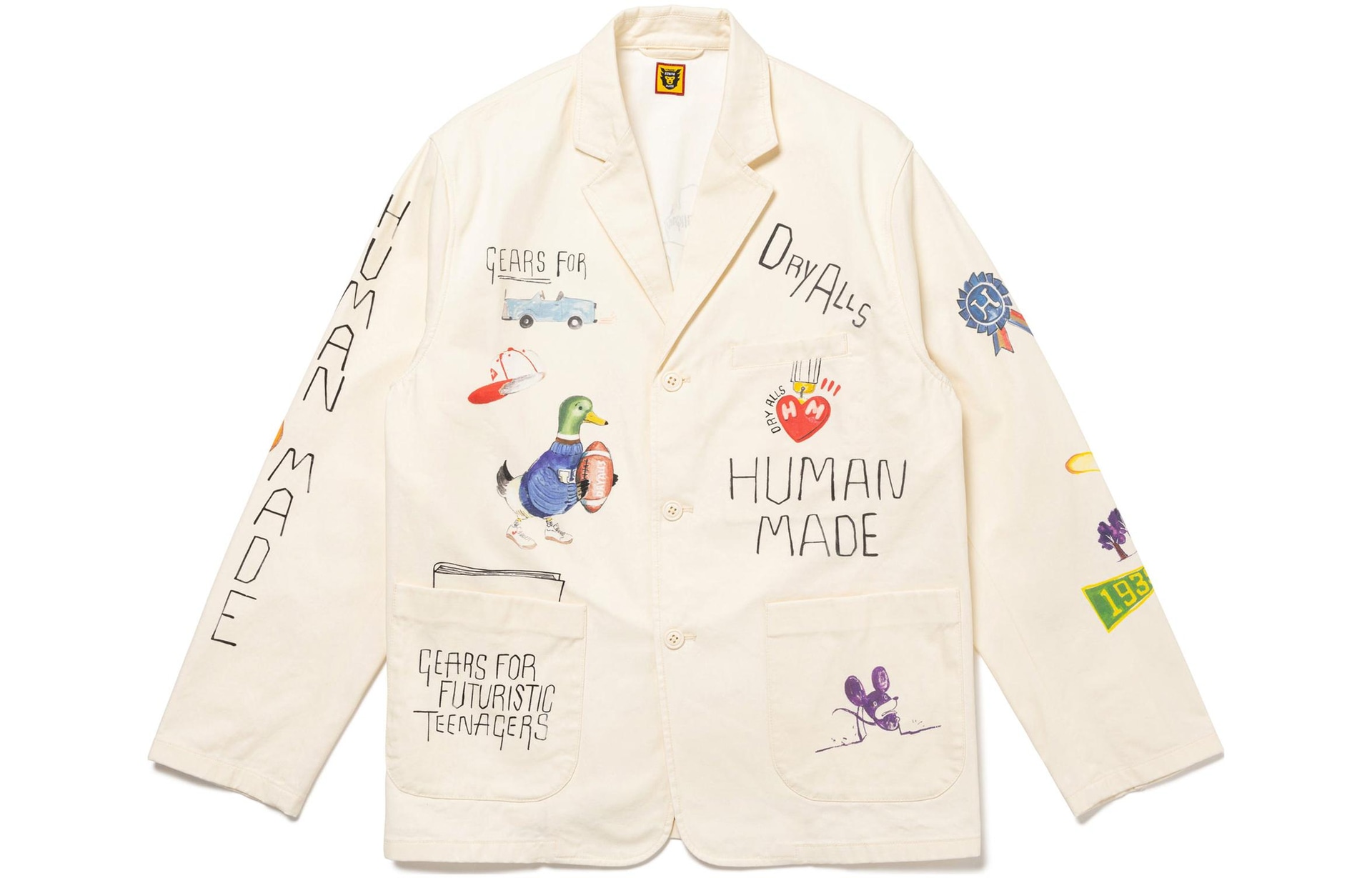 HUMAN MADE FW23 Blazer White