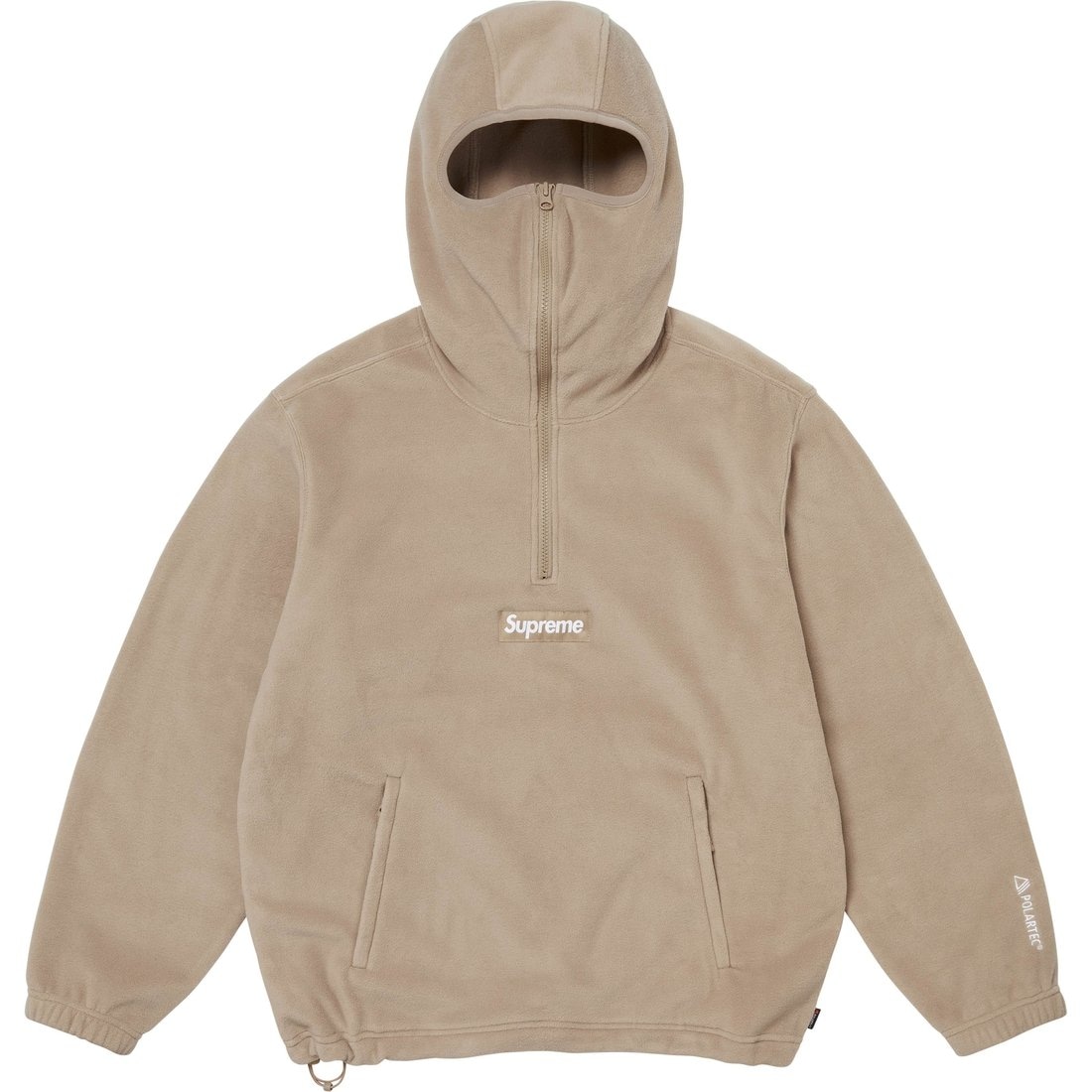 Supreme x Polartec FW24 Facemask Half Zip Hooded Sweatshirt — фото 3