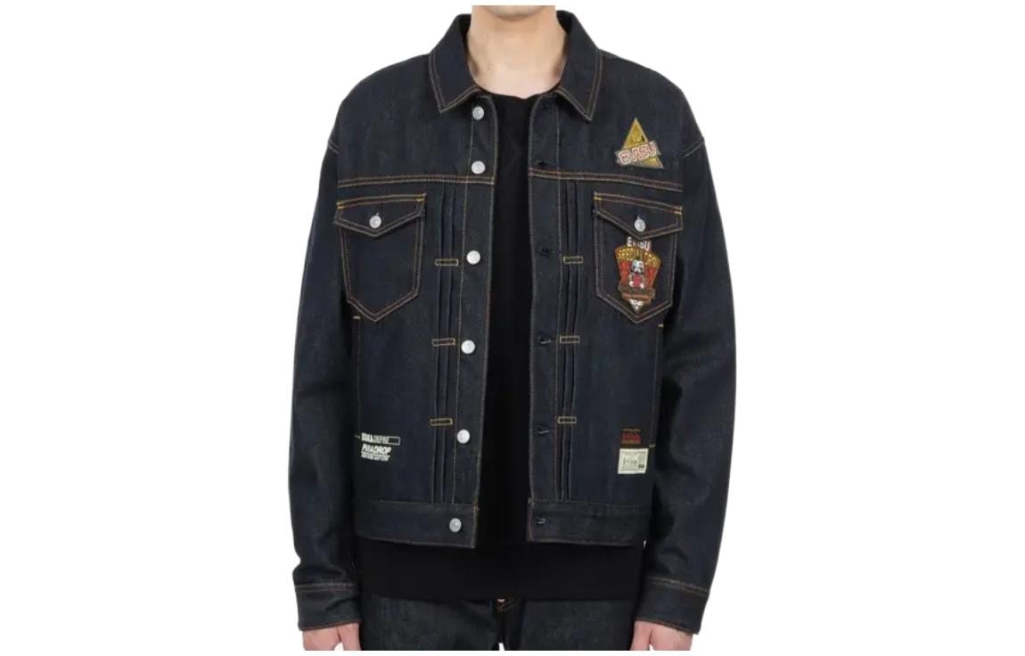EVISU Letter Logo Denim Jacket