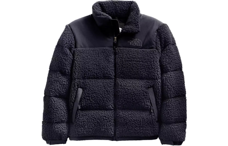 北面/THE NORTH FACE The North Face Logo Puffer Jacket Navy