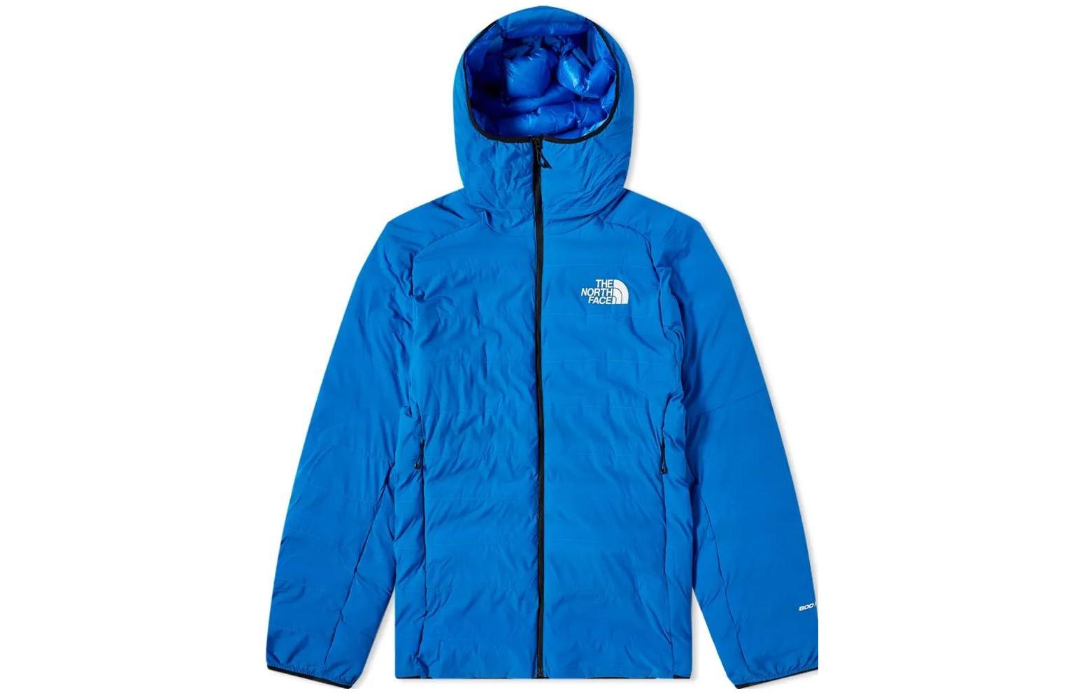 Куртка The North Face Logo Print Zip Hoodie Blue