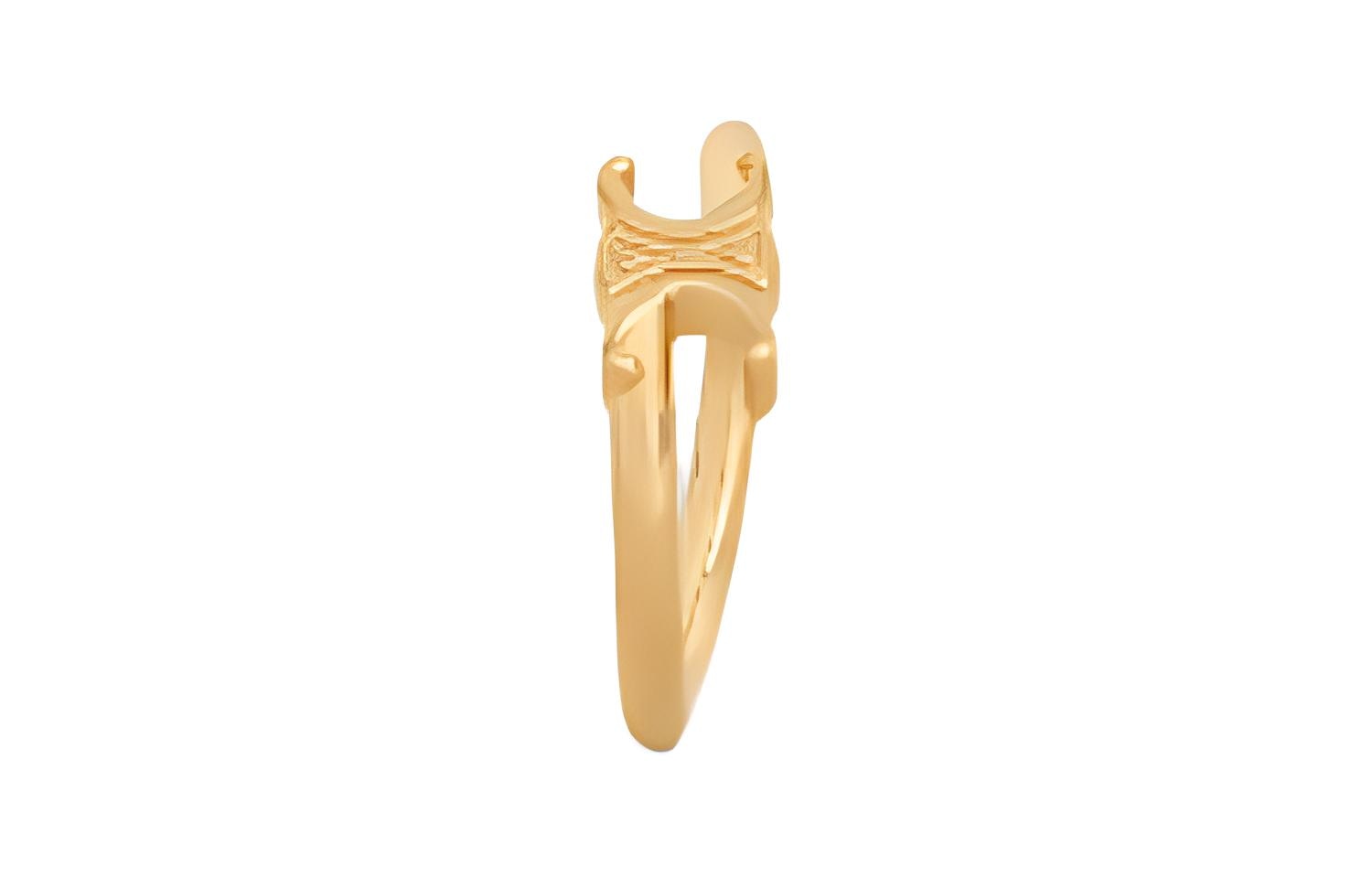 Celine Triomphe Asymmetric Ring — фото 1
