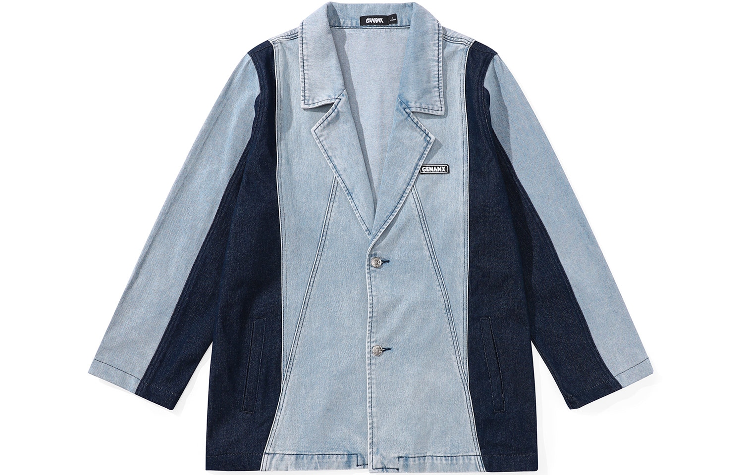 GENANX Denim Blazer