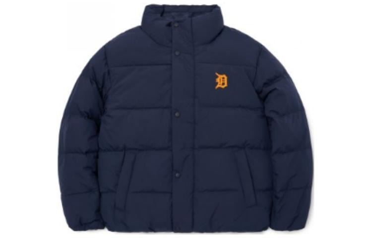 MLB FW22 Logo Long Down Jacket Navy